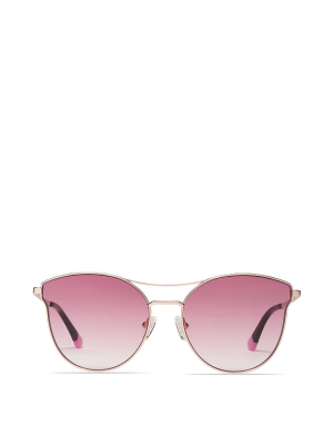 Victoria's Secret Cat-eye Aviator Sunglasses