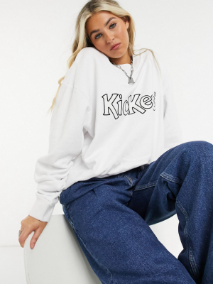 Kickers Oversized Sweatshirt With Front Logo