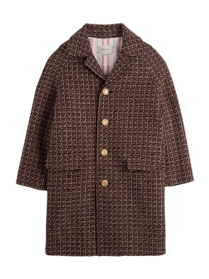 Gucci Kids Square G Coat