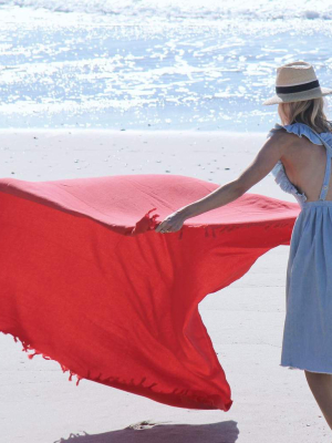 Beach Blanket - Red