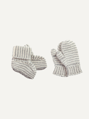 Baby Alpaca Booties And Mittens