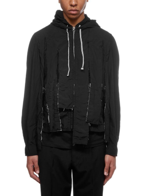 Comme Des Garçons Homme Plus Distressed Hoodie