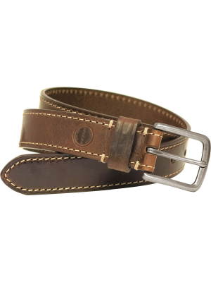 Bryant Leather Belt In Mahogany