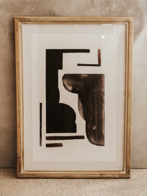 Shiro Framed Abstract Wall Art