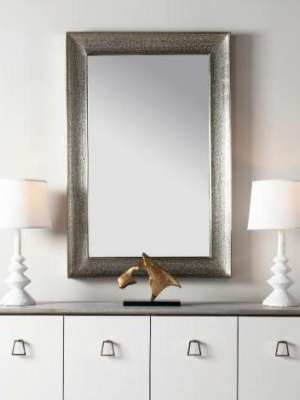 Melinda Rectangular Mirror German Silver