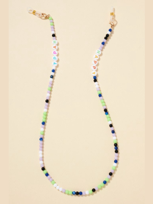 Seed Beaded Mask Lanyard For Kids