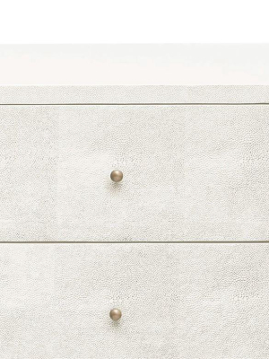 Sorin 48" Dresser Pristine Faux Shagreen