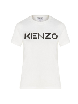 Kenzo Logo Print Crewneck T-shirt