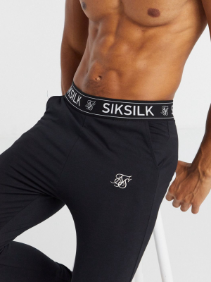 Siksilk Lounge Pants In Black