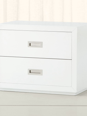 Aspect White 23.75" Modular 2-drawer Storage Unit