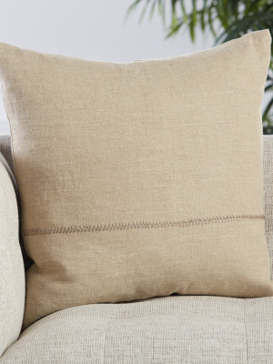 Ortiz Solid Light Gray Pillow