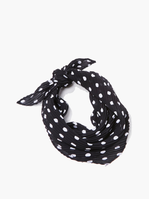 Polka Dot Square Scarf