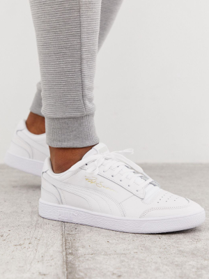 Puma Ralph Sampson Lo Sneakers In Triple White