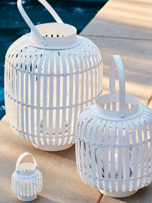 White Bamboo Lanterns