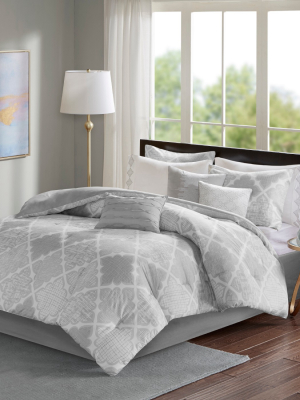 Sidnee Cotton Sateen Comforter Set 9pc