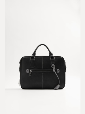 Formal Two Tone Briefcase