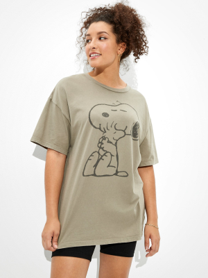 Tailgate Women's Snoopy & Woodstock Graphic T-shirt