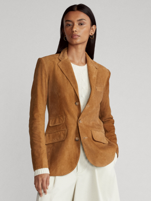 Single-breasted Suede Blazer