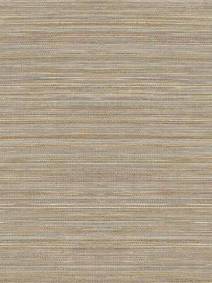 Luxe Sisal Peel-and-stick Wallpaper In Pashmina And Metallic From The Luxe Haven Collection By Lillian August