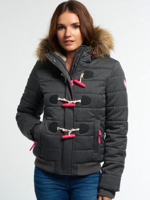 Marl Toggle Puffle Jacket