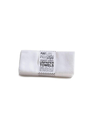 Organic Cotton Unpaper Towel, 6-pack