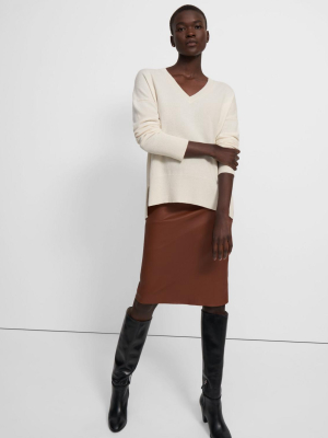 Karenia V-neck Sweater In Cashmere