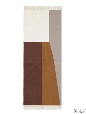 Shadow Borders Geometric Rug