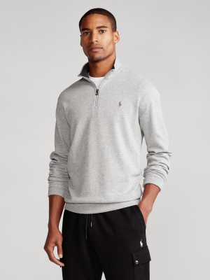 Luxury Jersey Quarter-zip Pullover