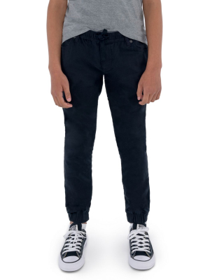 Big Boys Twill Joggers 8-20