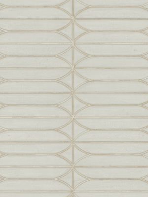 Pavilion Wallpaper In Taupe From The Breathless Collection By Candice Olson For York Wallcoverings
