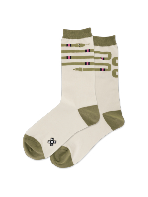 Women's Snake Coil Crew Socks