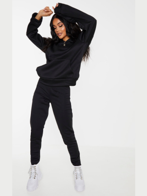 Black Basic Fleece Jogger