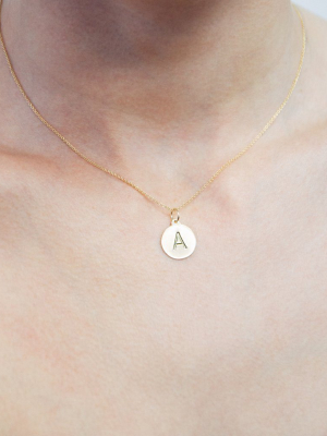 "a" Alphabet Charm