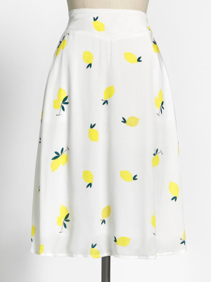 Modcloth X Collectif Willing And Staple A-line Skirt