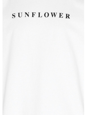 Sunflower Logo Printed Crewneck T-shirt