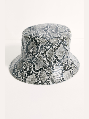 Kangol Snake Print Bucket Hat