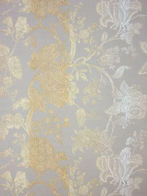 Amazonas Wallpaper In Gray And Beige From The Birdcage Walk Collection By Nina Campbell