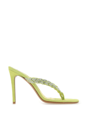 Alexandre Vauthier Jojo Crystal Embellished Sandals