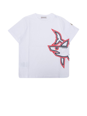 Moncler Enfant Graphic Print Crewneck T-shirt