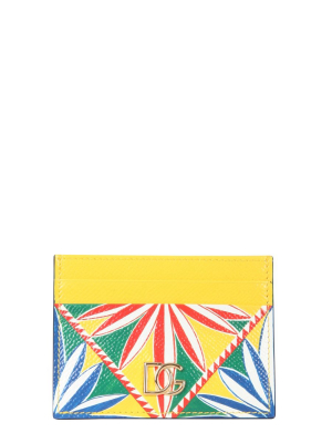 Dolce & Gabbana Carretto Print Cardholder