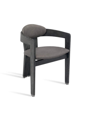 Interlude Home Maryl Dining Chair In Charcoal