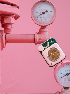 Pink Button Bluetooth Speaker