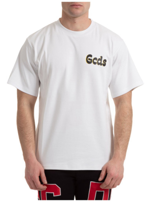 Gcds Logo Print Crewneck T-shirt