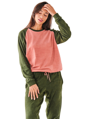 Kombu Lobster Terry Adult Sweater