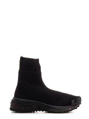 Givenchy Logo Embossed Sock-style Sneakers