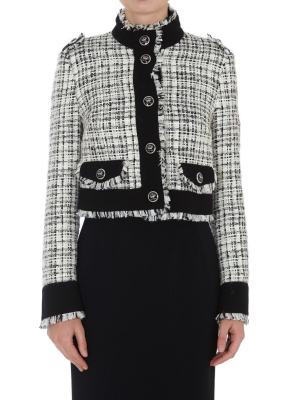 Dolce & Gabbana Cropped Tweed Jacket