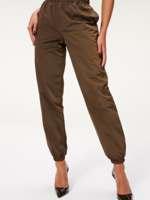 Shine Boyfriend Pant | Mocha001