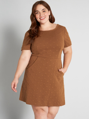 Circle, Circle Dot A-line Dress