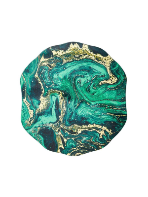 Kim Seybert Cosmos Placemat In Emerald - Set Of 4