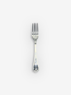 Spatours Dessert Fork In Silver Plate By Christofle